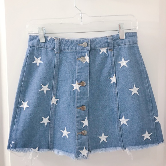 Denim Mini Skirt - Picture 2 of 4